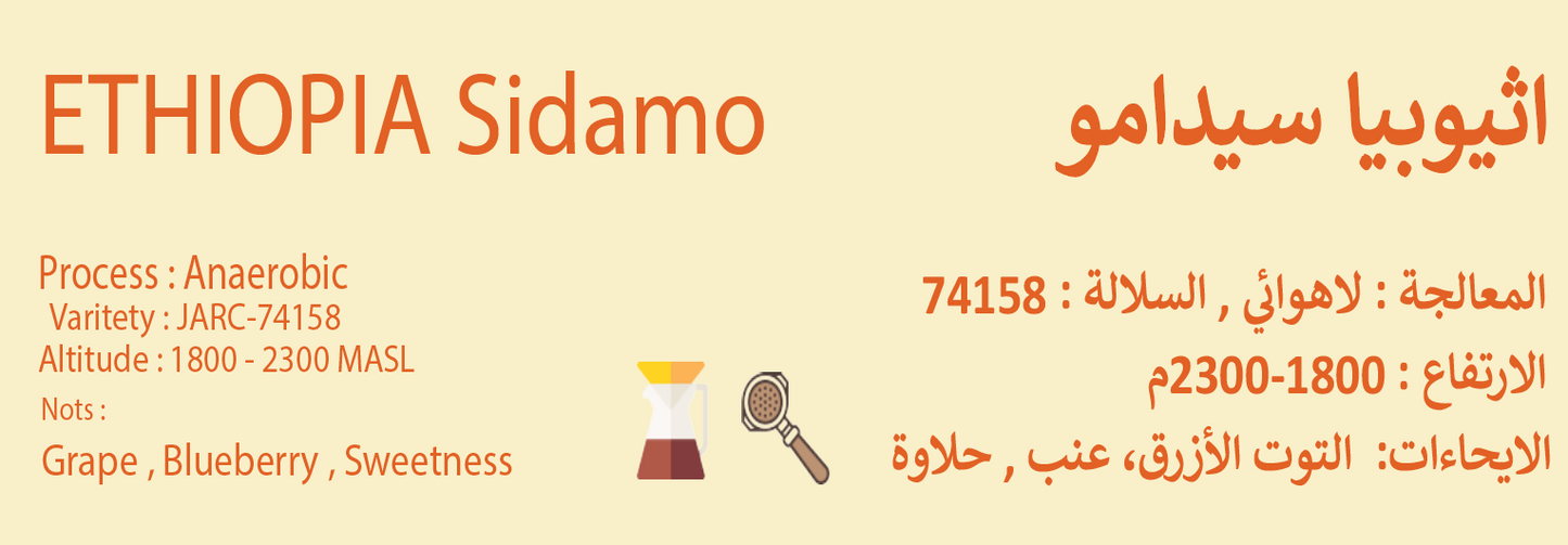 Score - Ethiopia Sidamo Anaerobic 250g - اثيوبيا سيدامو لاهوائي