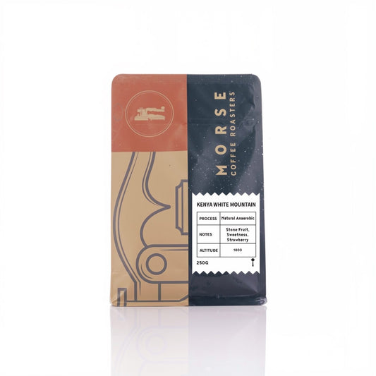 Morse Kenya White Mountain 250g - كينيا الجبل الأبيض مجفف لاهوائي ( Espresso )