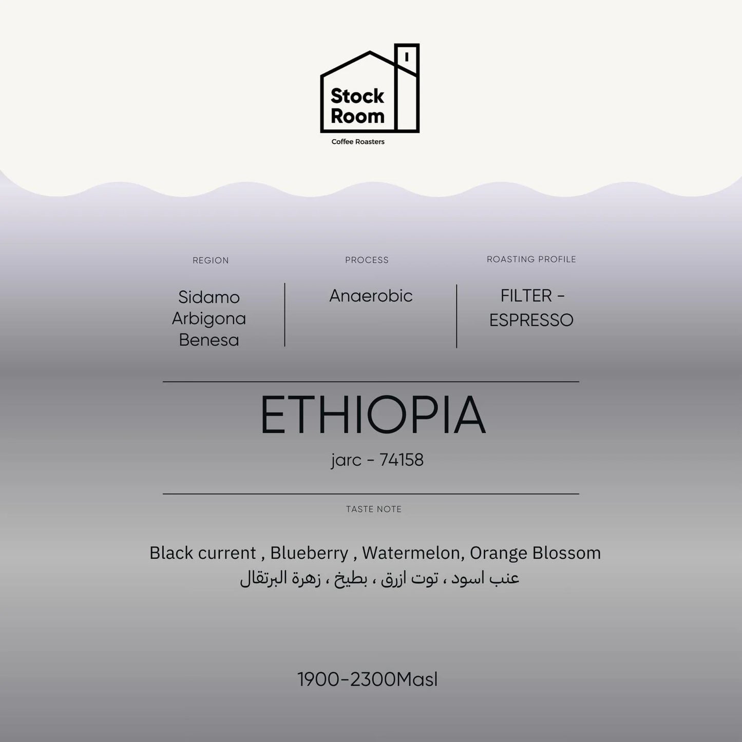 StockRoom Ethiopia Sidama Arbigona ( Omni ) 250G