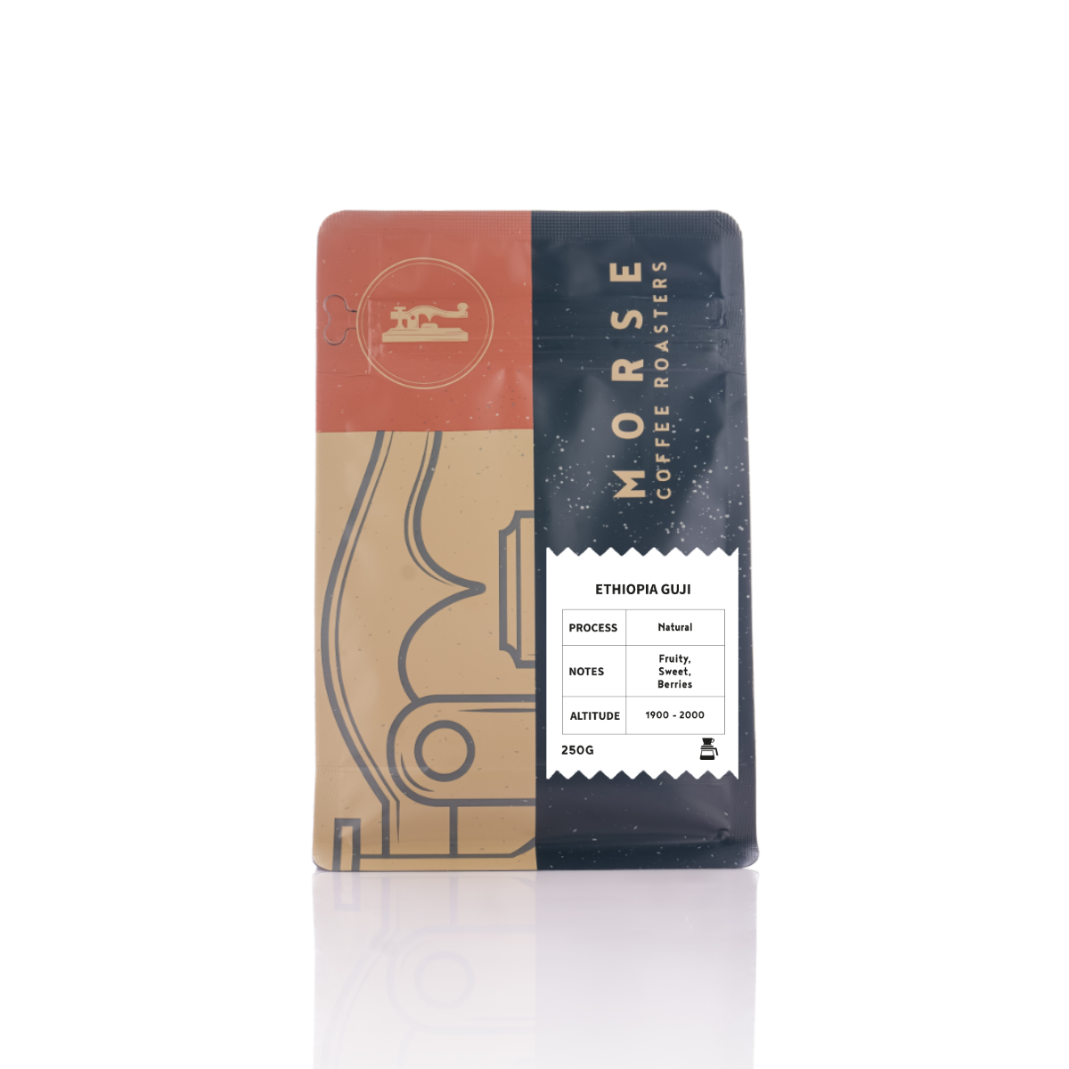 Morse - Ethiopia Guji 250g - اثيوبيا قوجي مجففه ( Filter )