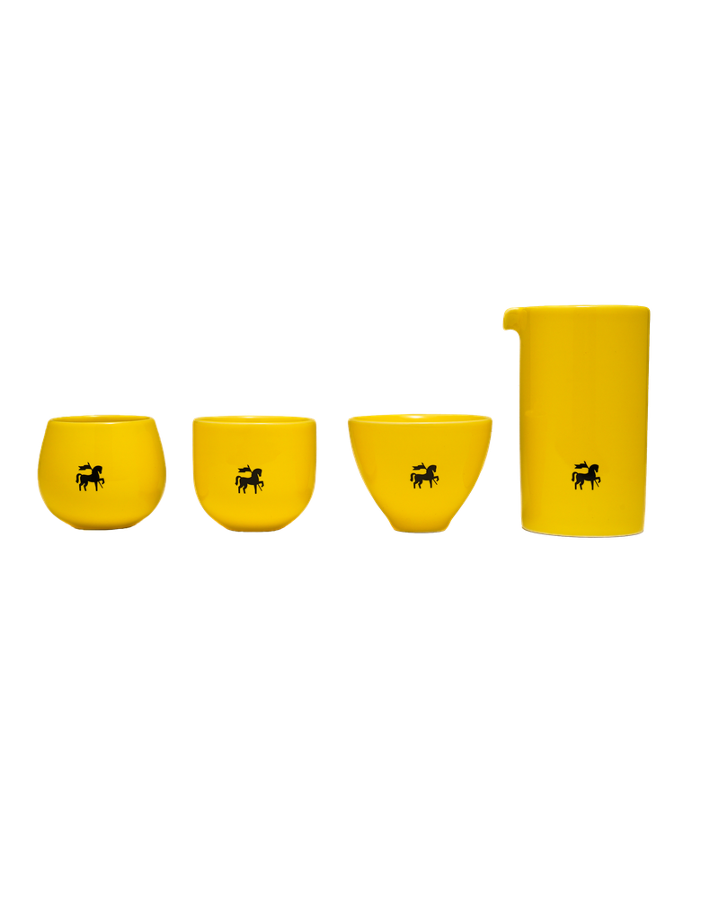 BlackKnight - Yellow Cup Set 4 - طقم أكواب اصفر 4 قطع