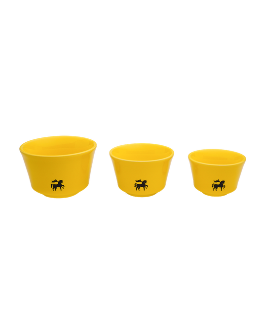 BlackKnight - Testing Cup SeT Yellow - مجموعة 3 أكواب أصفر Mikeal Jasin