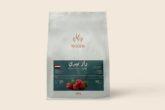 Woods - Yemen Raspberry Haraz 250g - يمني راز بيري حراز