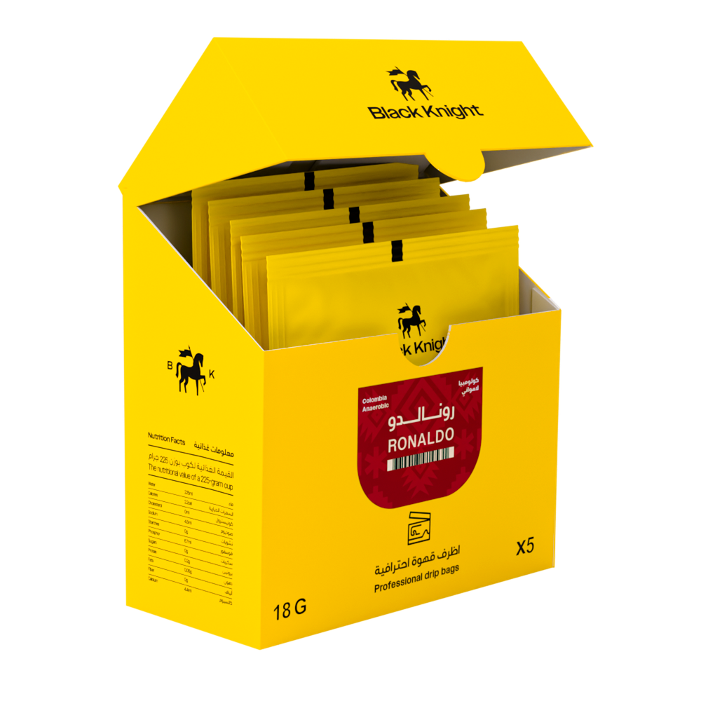 BlackKnight Drip Coffee - أظرف قهوة رونالدو