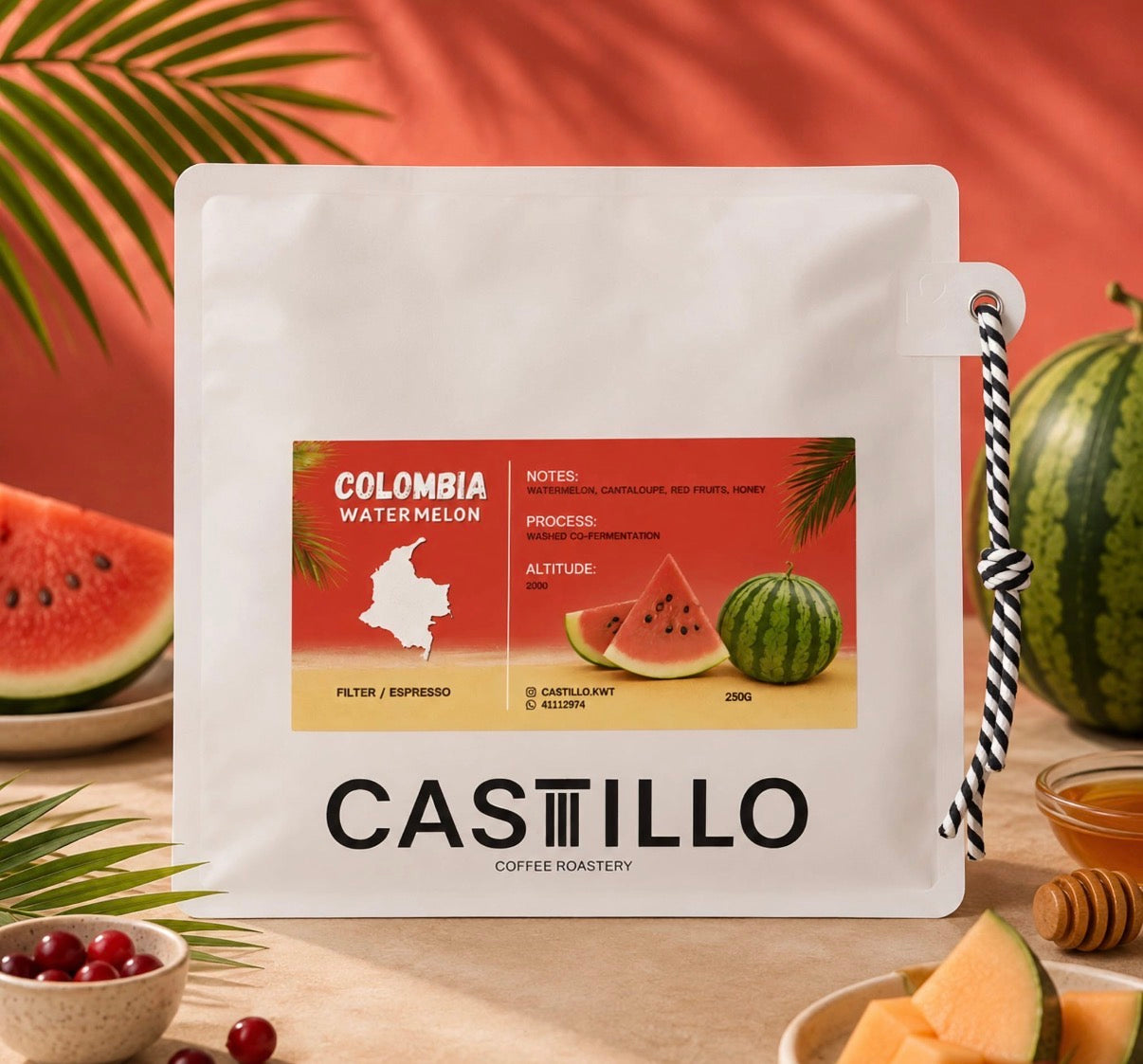 Castillo - Colombia WaterMelon 250g - كولمبيا وتر ميلون
