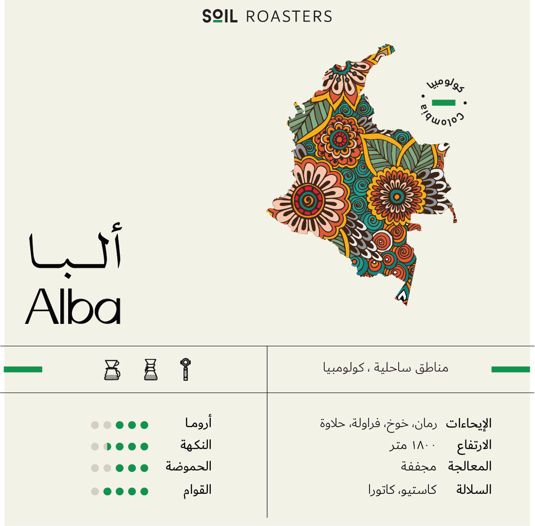 سويل كولومبيا ألبا مجففه - Soil ALBA (250g)