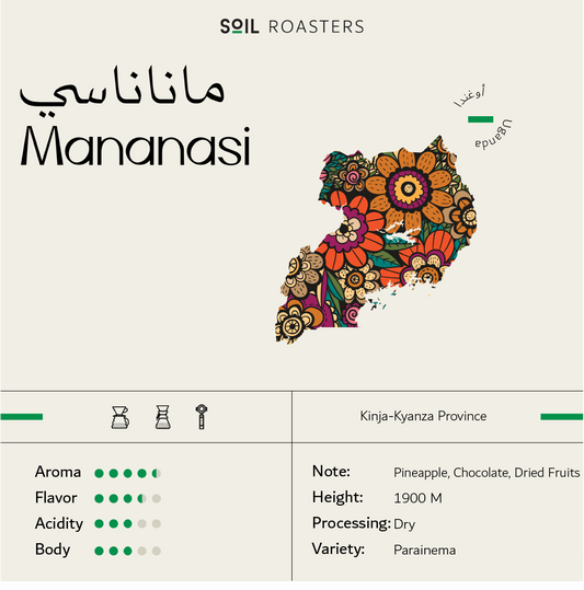 سويل اوغندا ماناناسي -Soil Uganda MANANASI (250g)