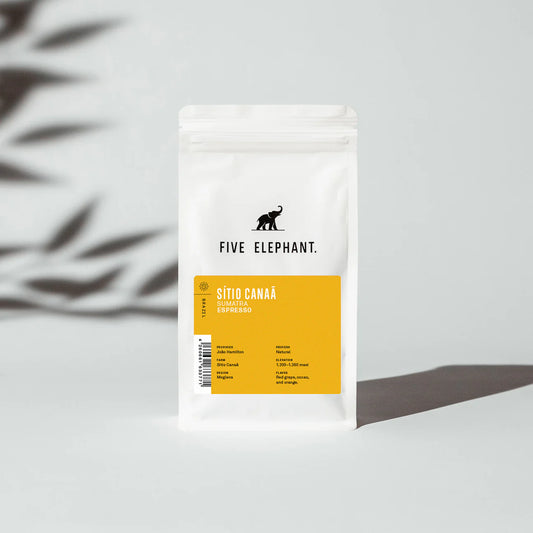 FIVE ELEPHANT - BRAZIL Joao Hamilton Sítio Canaa Sumatra ( Espresso ) 250G