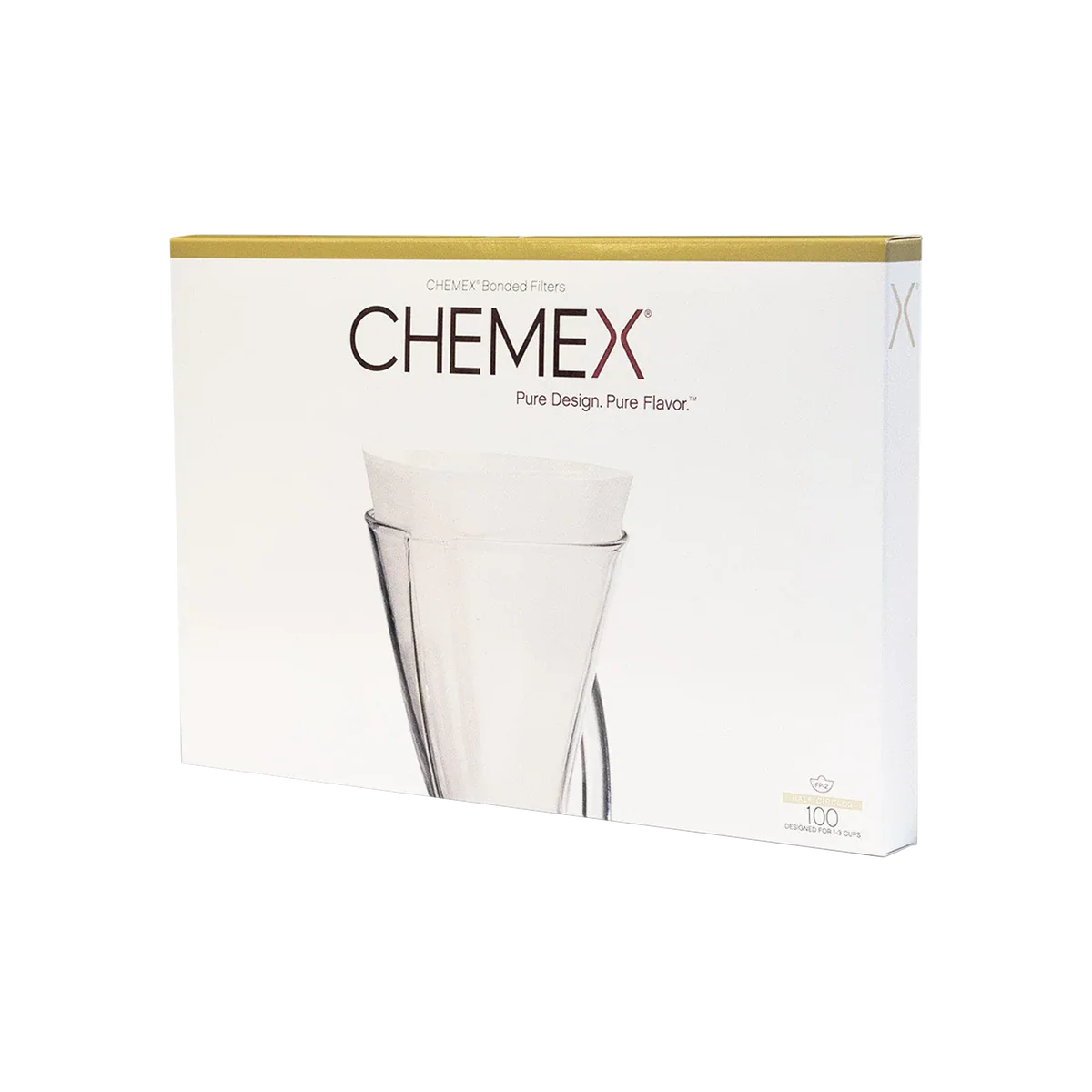 CHEMEX Filters 3cup 100pcs - Square