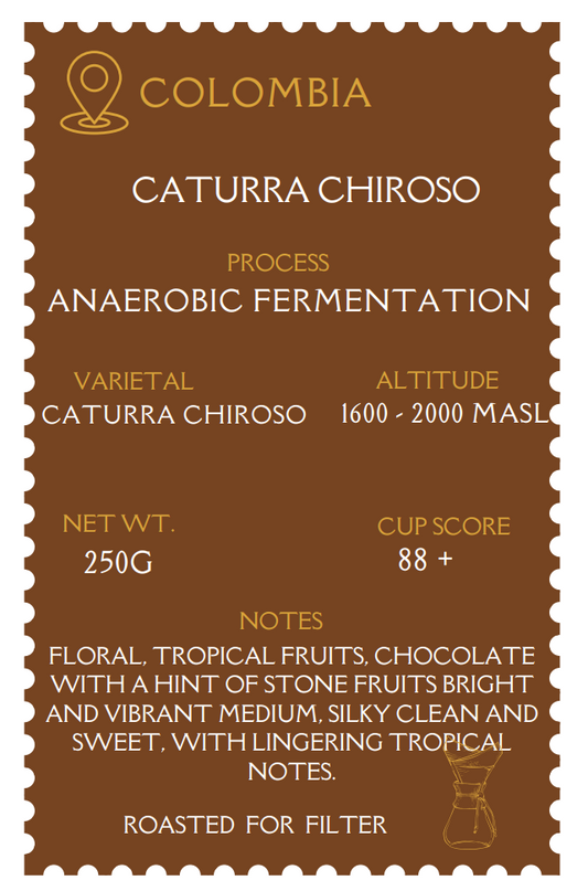 NAS - Colombia Caturra Chiroso 250G