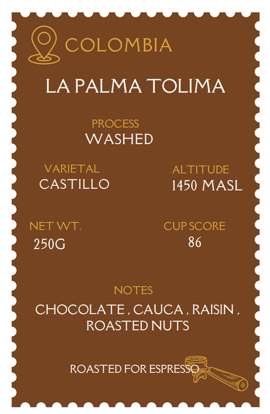 NAS -  Colombian La Palma Tolima 250G