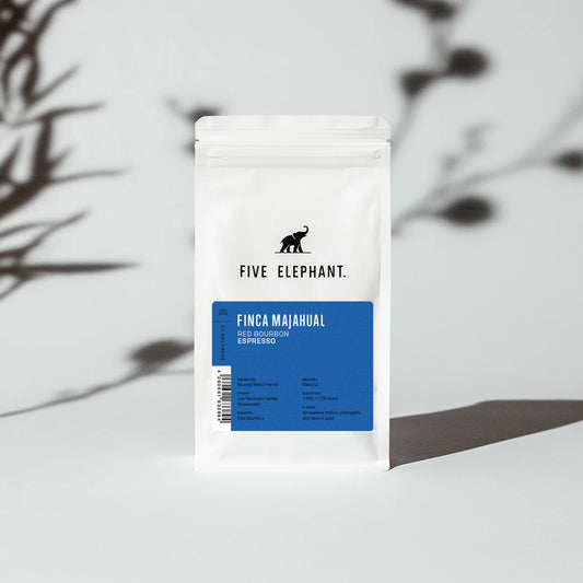 FIVE ELEPHANT - EL SALVADOR Finca Majahual - Red Bourbon Natural   ( Espresso ) 250G