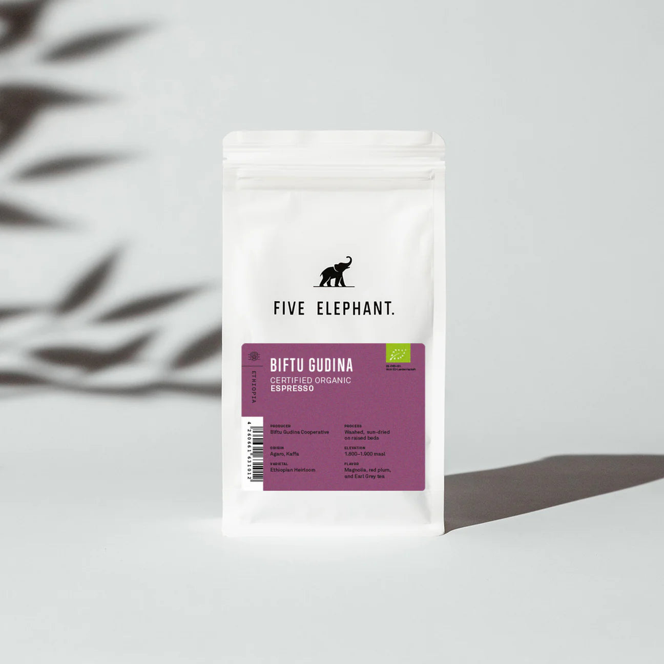 FIVE ELEPHANT -ETHIOPIA Biftu Gudina Organic  ( Espresso ) 250G