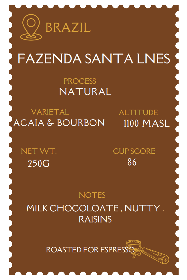 NAS - Brazilian Fazenda Santa Lnes 250G