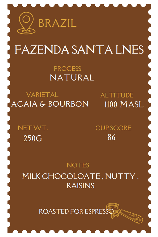 NAS - Brazilian Fazenda Santa Lnes 250G