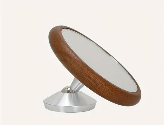 Wood Espresso Shot Mirror