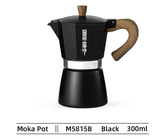 MHW-3BOMBER - ITALIAN MOKA POT 300 ML BLACK