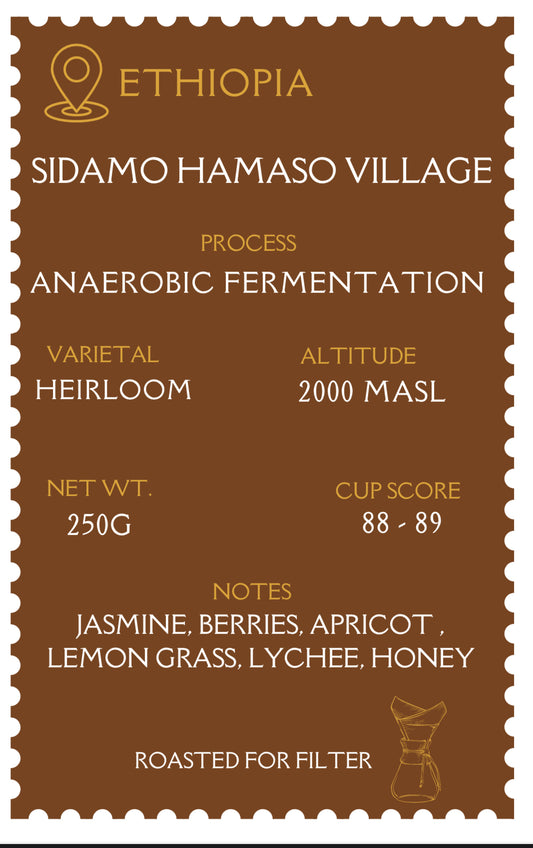 NAS - ETHIOPIA Sidamo Hamaso Village 250G