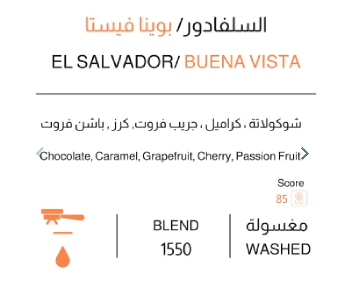 Webrew - El Salvador Buena Vista 250g - السلفادور بوينا فيستا