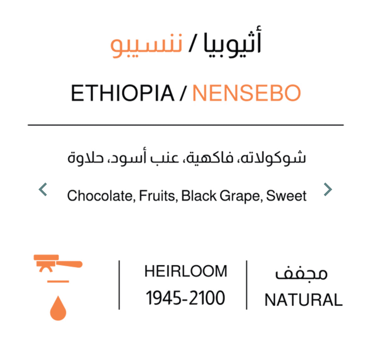 Webrew - Ethiopia Nansebo 250g - اثيبوبيا ننسيبو