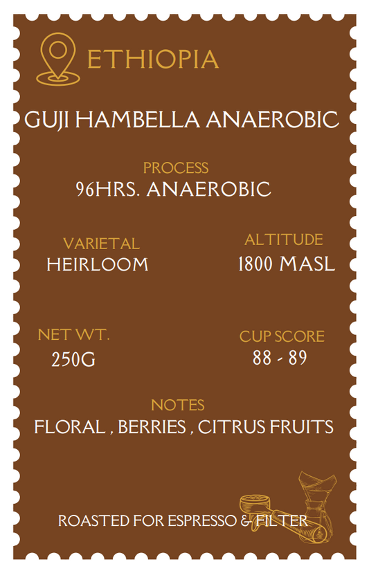 NAS - ETHIOPIA Guji Hambella Anaerobic 250G