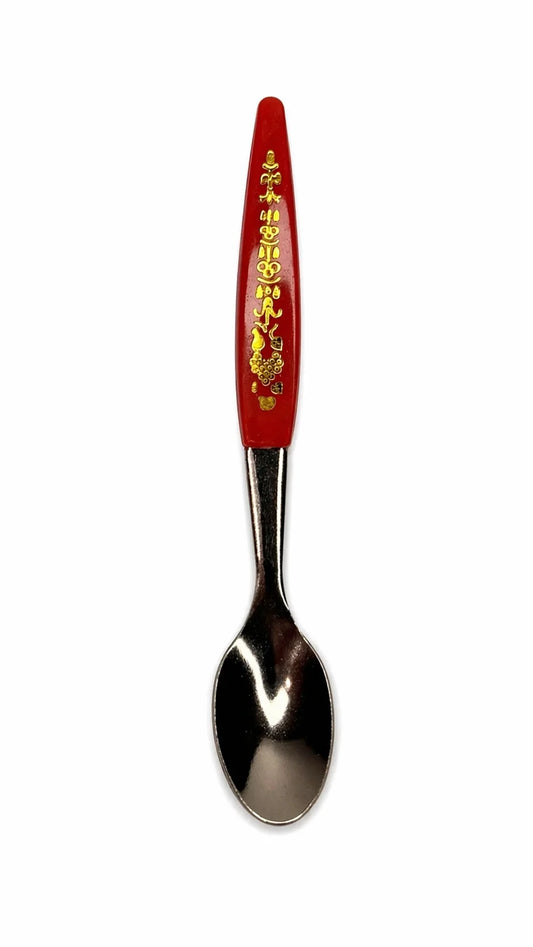 Eapresso Spoon Shot - ملعقة اسبريسو بكلايت منقوش أحمر