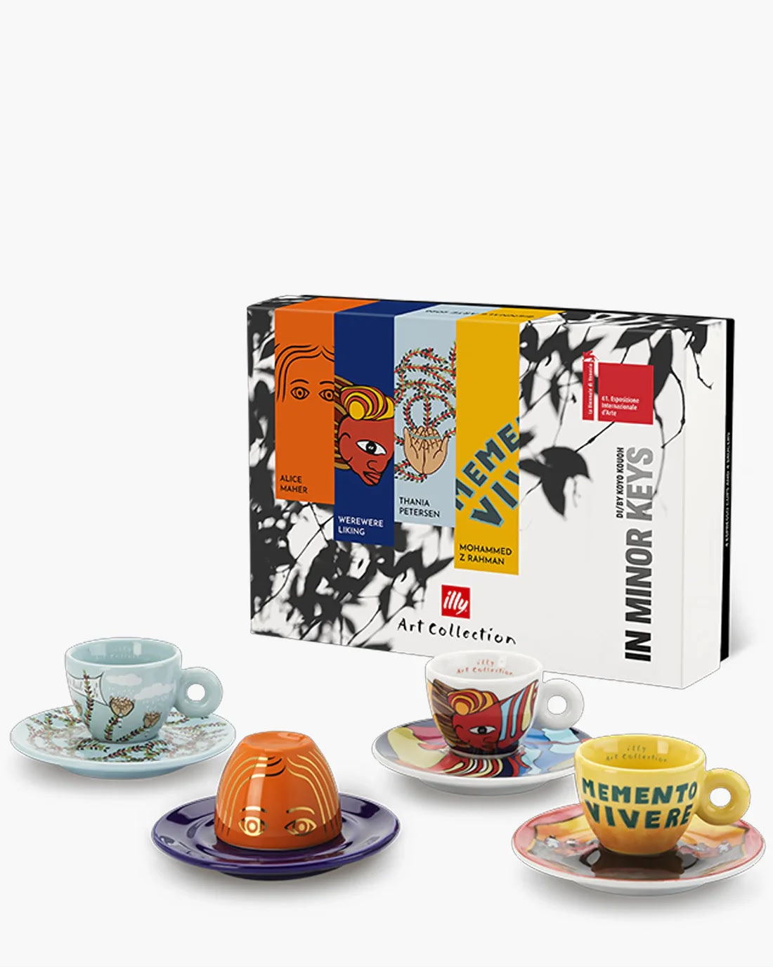 illy - SET OF 4 TAZZINE DA ESPRESSO - ILLY ART COLLECTION BIENNALE ARTE 2026