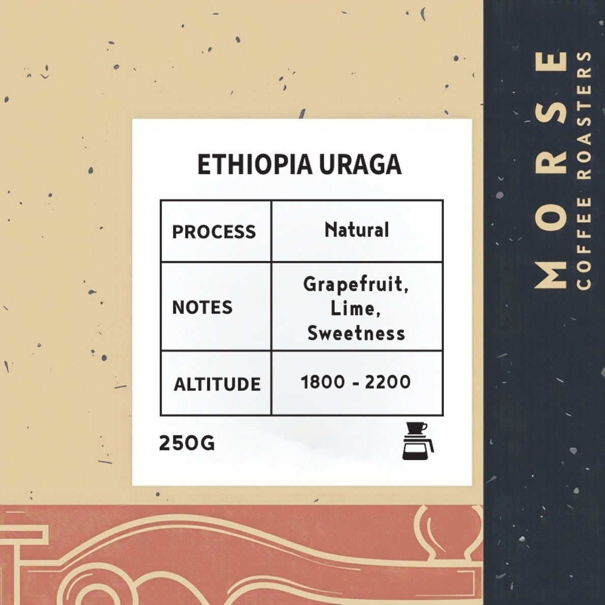 Morse Ethiopia Uraga 250g - اثيوبيا اوراقا ( Filter )