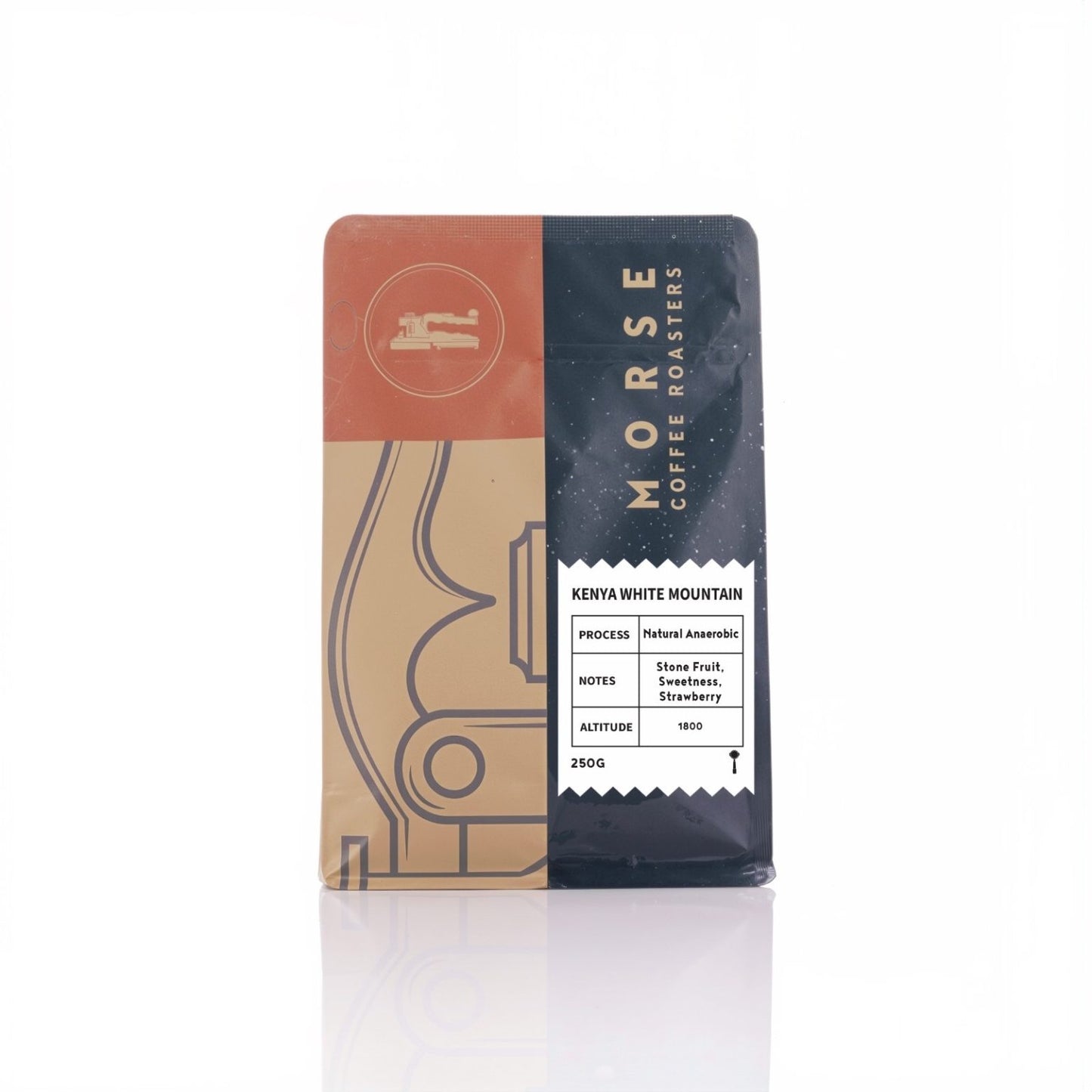 Morse Kenya White Mountain 250g - كينيا الجبل الأبيض مجفف لاهوائي ( Espresso )