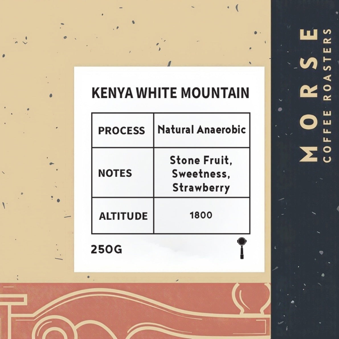 Morse Kenya White Mountain 250g - كينيا الجبل الأبيض مجفف لاهوائي ( Espresso )