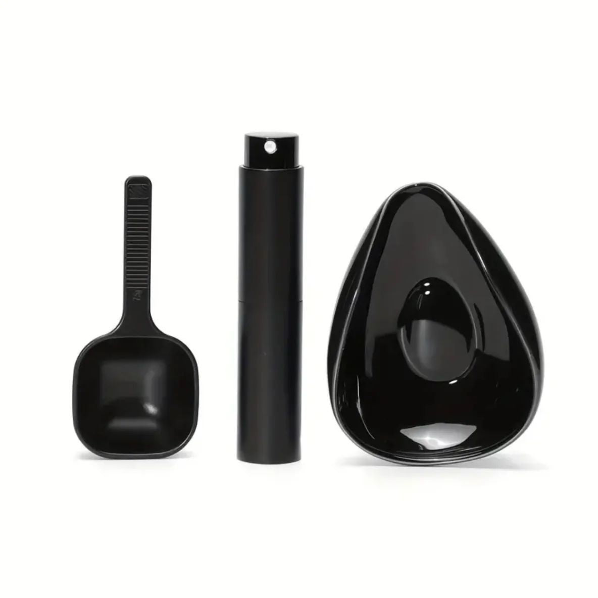 Ceramic Dosage Cup & Spoon with Spray for Beans