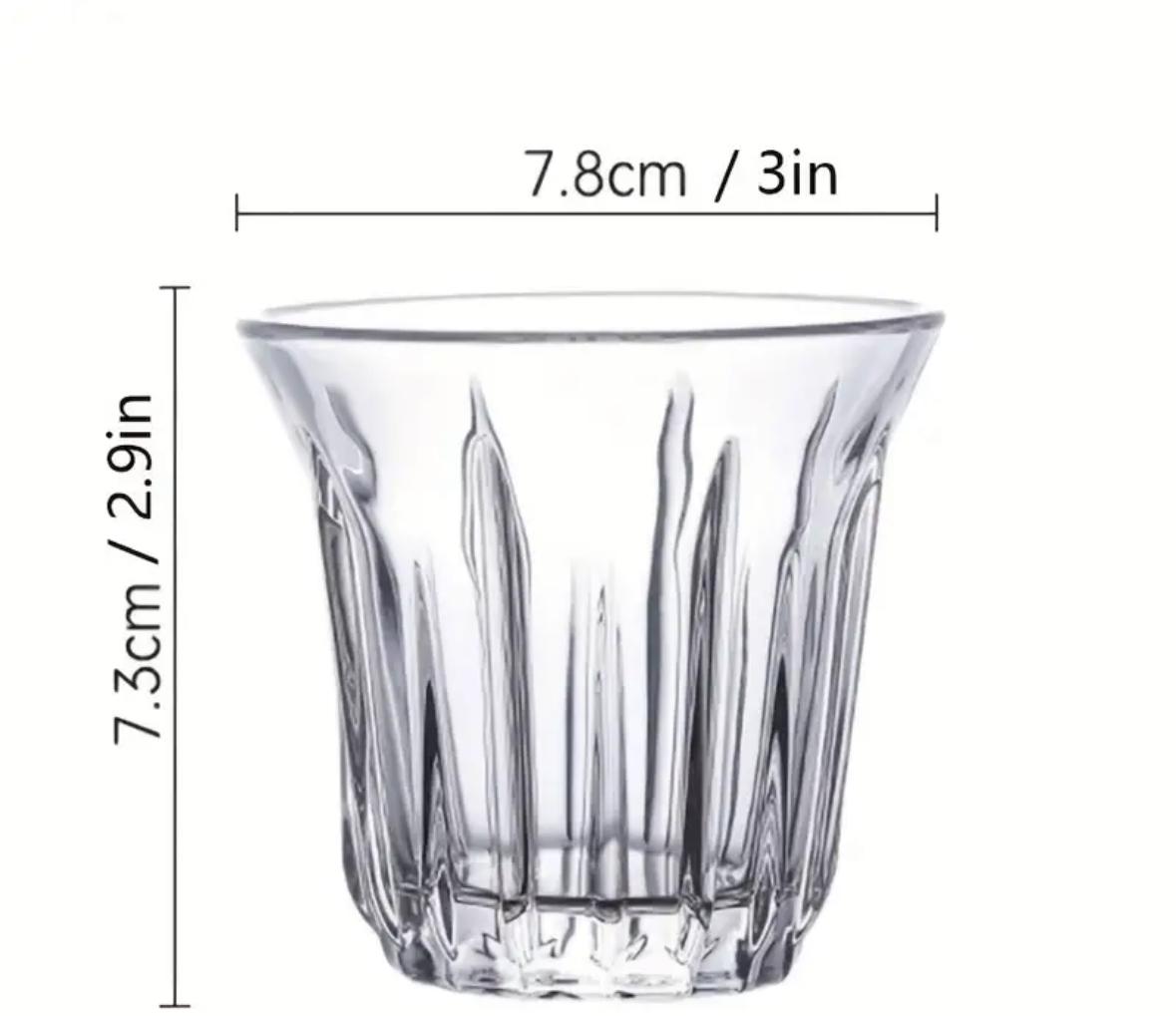 Cortado cup Glass  130ml ( clear )