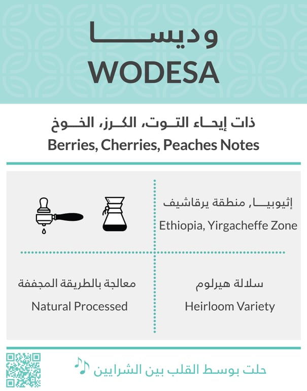Kiffa Ethiopia Wodesa 250g  - اثيوبيا وديسا