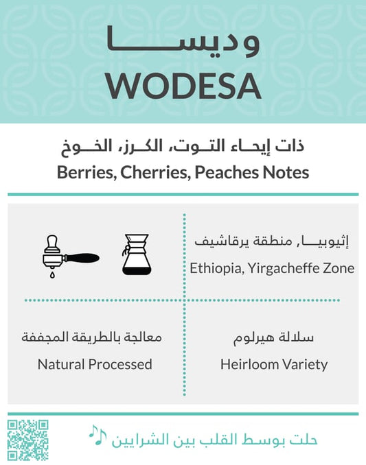 Kiffa Ethiopia Wodesa 250g  - اثيوبيا وديسا