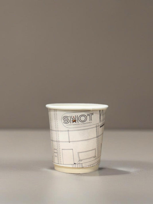 Double Wall Papercup 4oz - 50 Pieces