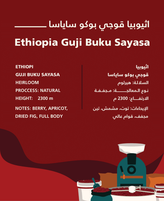 Seven - Ethiopia Guji Natural 250g  - قوجي بوكو ساياسا