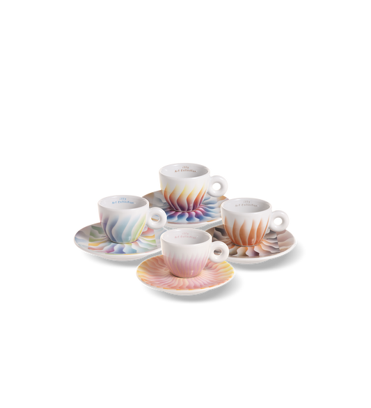 illy - THE JUDY CHICAGO ILLY Espresso Cups set 4