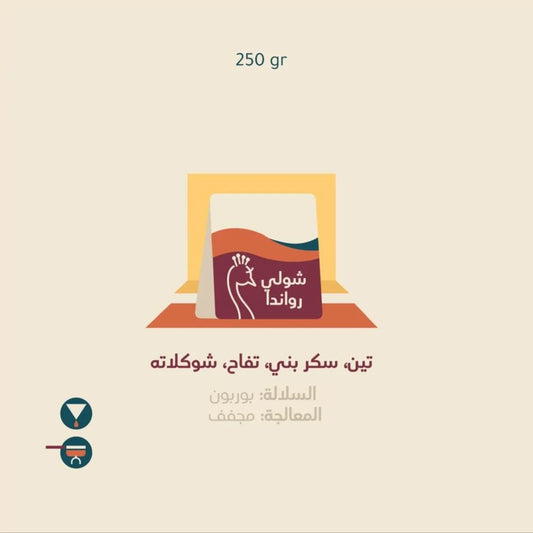 Peacock - Shuli Rwanda 250g - شولي رواندا