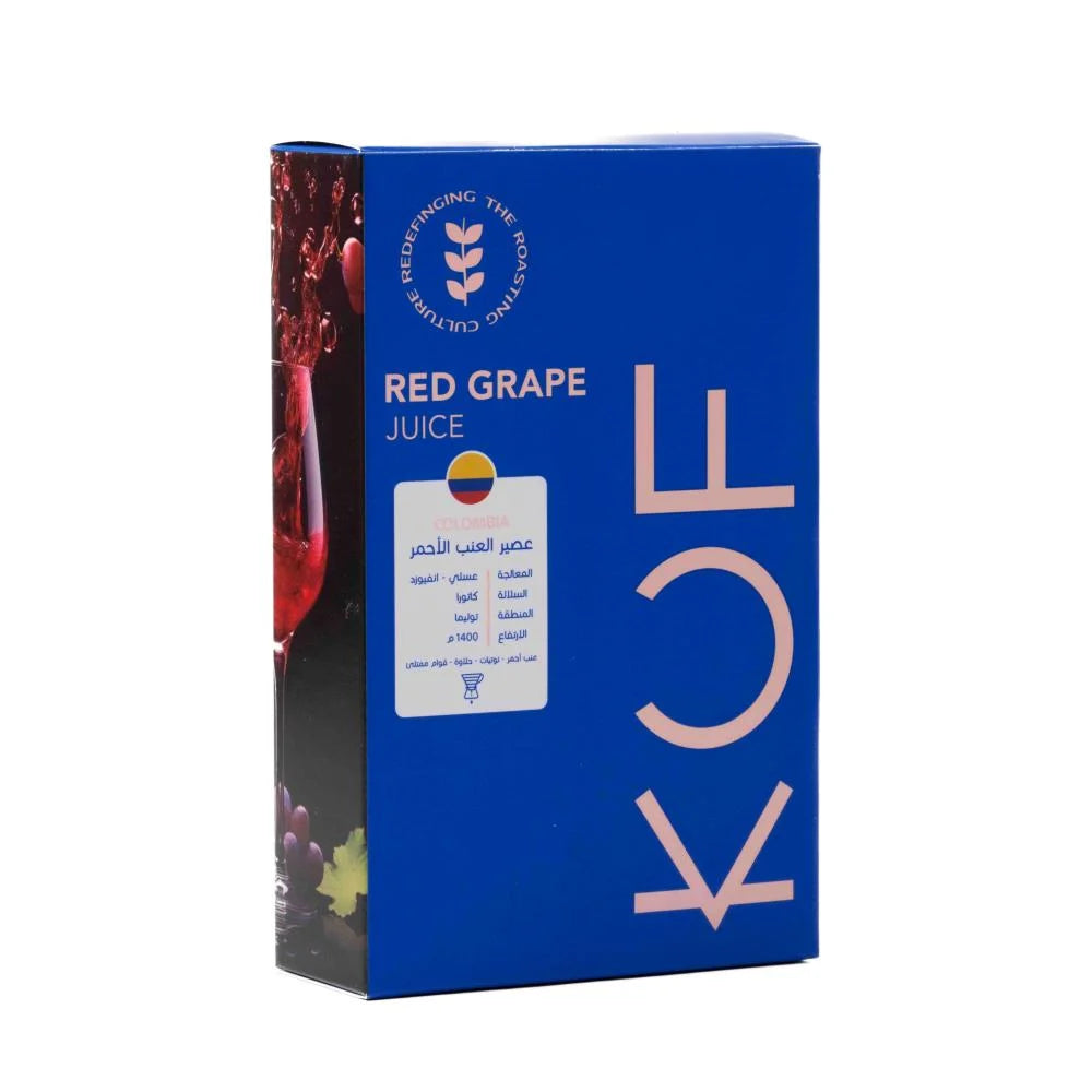 KUF - Red Grape Juice Colombia 150G  - كولومبيا عصير عنب