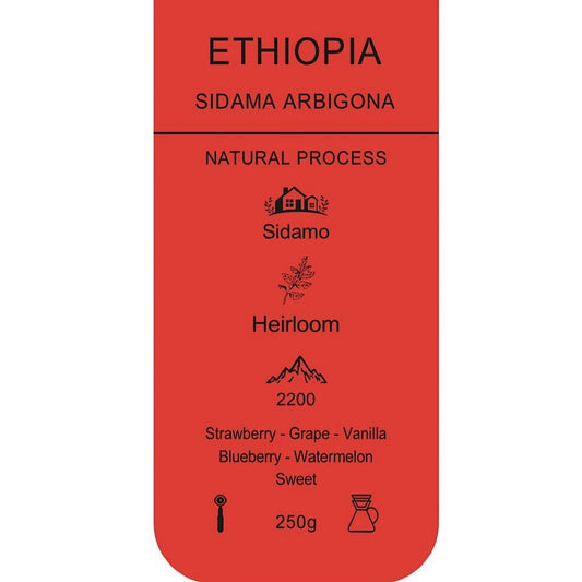 EULER - Ethiopia Siadama Arbigona 250g - اثيوبيا سيداما أربيغونا