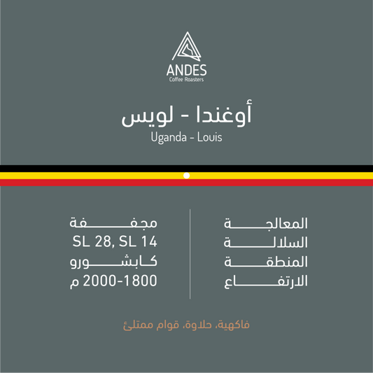 Andes Uganda Louis 250g  - اوغندا لويس