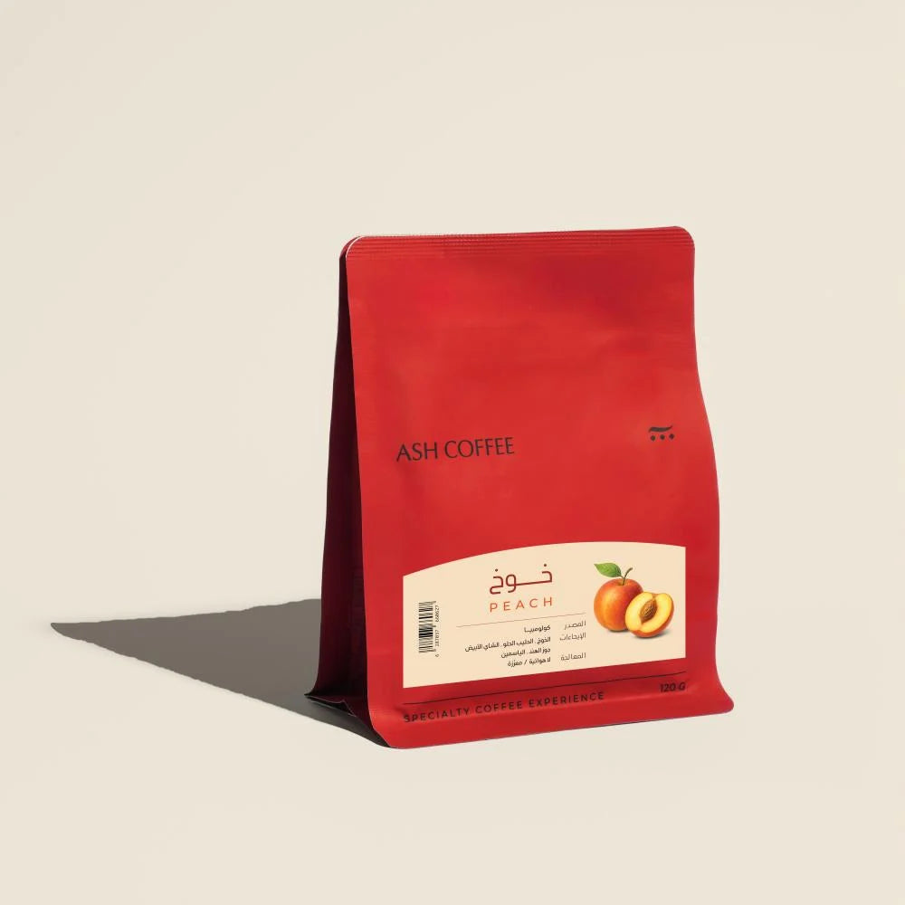 ASH - Colombia Peach White Tea Anaerobic 120G - خوخ لاهوائي