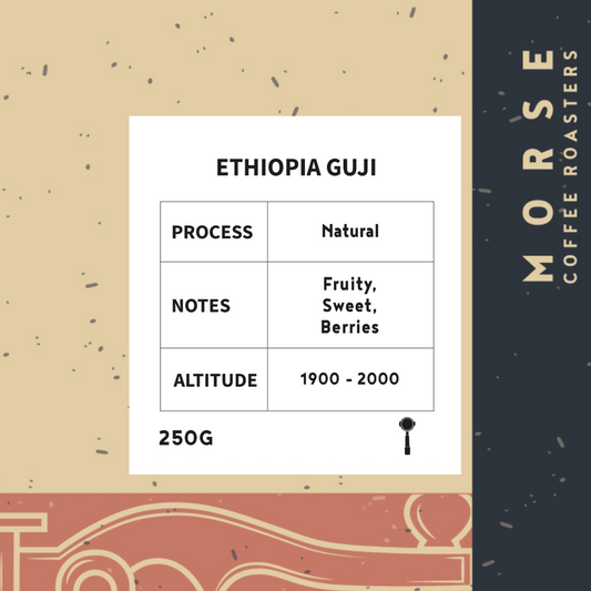 Morse - Ethiopia Guji 250g - اثيوبيا قوجي مجففه ( Espresso )