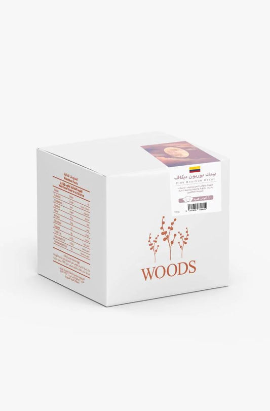 Woods - Pink Bourbon Decaf 100g - كولومبية ديكاف