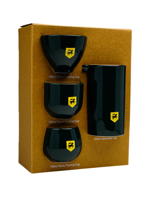 BlackKnight - Green Cup Set 4 - طقم أكواب زيتي 4 قطع