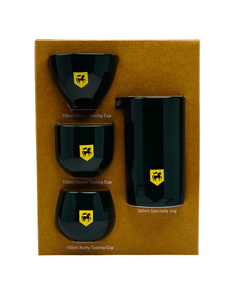BlackKnight - Green Cup Set 4 - طقم أكواب زيتي 4 قطع