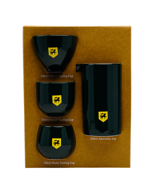 BlackKnight - Green Cup Set 4 - طقم أكواب زيتي 4 قطع