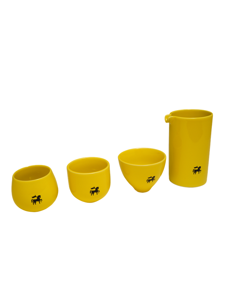 BlackKnight - Yellow Cup Set 4 - طقم أكواب اصفر 4 قطع