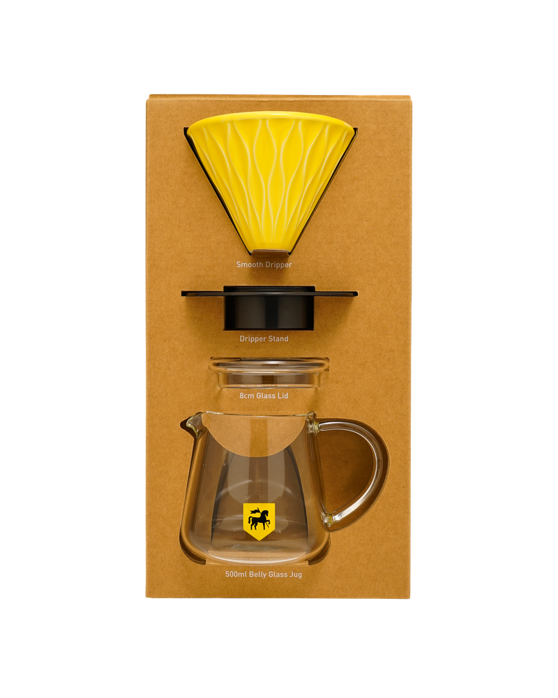 BlackKnight - Brewers Drippers Set Yellow - مجموعة التقطير لون أصفر