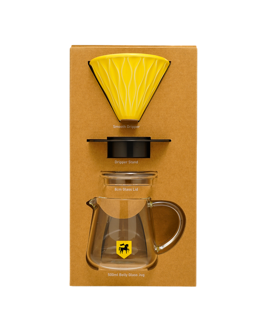 BlackKnight - Brewers Drippers Set Yellow - مجموعة التقطير لون أصفر
